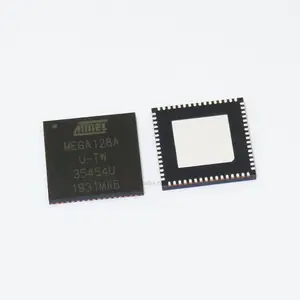 Chip 5 Buah 100% Baru dan Orisinil ATMEGA128A Mega128A 128A-MU QFN64 Dalam StockATMEGA128A-MU