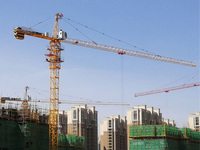 Machines de construction et de bâtiment XGT7020-12 Grue à tour à plateforme plate de 12 tonnes Haute qualité Vente chaude à bas prix