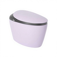 WC intelligent monobloc de luxe avec bidet autonettoyant, cuvette intelligente, siège chauffant pour salle de bain d'hôtel de luxe