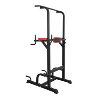Barres parallèles multifonctionnelles détachables pour fitness intérieur, réglables, noires, en acier, pour étirements et tractions