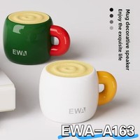 Mini haut-parleur Bluetooth A1 en forme de tasse, métallique, portable, basses puissantes, stéréo, volume élevé, pour extérieur