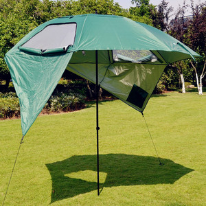 Chất lượng tốt nhất lớn ngoài trời Ô dù che nắng chống gió bãi biển Ô điều khiển bằng tay Nylon cho cách giải trí quà tặng - Product Image 1