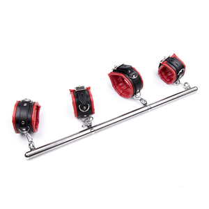 Esposas de barra de tubo de acero inoxidable extraíbles eróticas, Juguetes sexuales de Bondage Sexy para parejas, manos y pies atados - Product Image 2
