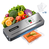75kPa 50W 2000mAh 30cm 4L/min ecran tactile scellage multi-sacs menage machine sous vide portative scelleuse sous vide