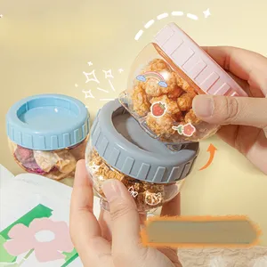 Zenidoo L-261 Plastic Food <b>Storage</b> Jar Sealed Preservation Container Spice Candy-Eco-Friendly Portable <b>Kitchen</b> Tool Camping - Product Image 4