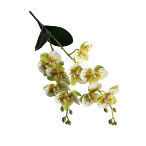 Artificial Phalaenopsis Bonsai Soft Rubber Moisturizing Touch <b>Small</b> <b>Potted</b> Plant for Living Room & Hotel Decoration - Product Image 5