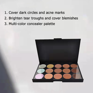 Palette de crème correctrice haute définition longue tenue, couvrant les imperfections, les cernes, le contour du visage, fond de teint waterproof, couvrance totale - Product Image 4