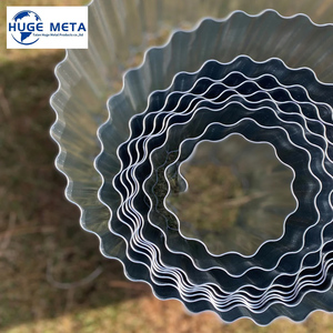 Bordo per Giardino in Metallo Ondulato Resistente alle Intemperie, Rivestito a Polvere, Stile Art Deco, Recinzione Alta per Aiuole <span class=keywords><strong>Fai</strong></span>-<span class=keywords><strong>da</strong></span>-<span class=keywords><strong>Te</strong></span> - Product Image 6