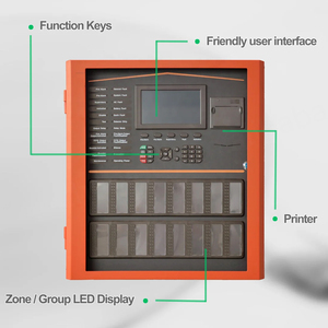 Tanda TX7004-4 Panneau de commande d'alarme incendie adressable facile à utiliser à faible coût 4 zones 4 boucles certifié LPCB extensible - Product Image 3