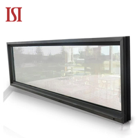 Ventanas Fijas Tradicionales Insonorizadas de Aleación de Aluminio con Malla de Acero Inoxidable para Supermercados, Casas y Restaurantes