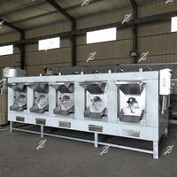 Petite machine à torréfier les noix (pin, noix, macadamia, amandes, pistaches, noisettes, sésames, arachides) à gaz et électrique
