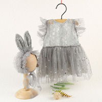 Tricot lapin de pâques chapeau barboteuse ensemble nouveau-né photographie tenue Crochet lapin Bonnet Costume bébé Photo Prop combinaisons costume