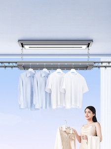 Tendedero eléctrico invisible inteligente para balcón con esterilización, secado por aire, control remoto y elevación. - Product Image 4