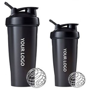 Custom Logo Protein <b>Shaker</b> <b>Bottle</b> BPA Free Plastic Gym Fitness Sports Water Cup with Mixing Whisk Ball for Promotion - Product Image 3