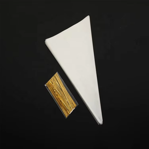 Cellophane Clear Cone Plastic <strong>Bags</strong> With Assorted Twist Ties for <strong>Party</strong> and <strong>Sweets</strong> Triangle Plastic <strong>Bag</strong> Flower Sleeve - Product Image 5
