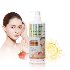 OCarly Lotion hydratante pour le corps à l'extrait de plantes Premium, fraise, anti-taches, anti-âge, 500 ml, OEM - Product Image 1