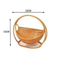 Nid pour chat en rotin tressé, berceau de luxe respirant pour l'été, panier de rangement universel quatre saisons suspendu