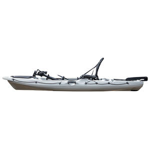 Kayak rotomoulé KUER de 10 pieds en LLDPE, bateau de pêche à coque rigide, pour une personne, utilisation en lac et en rivière, durable et professionnel - Product Image 4
