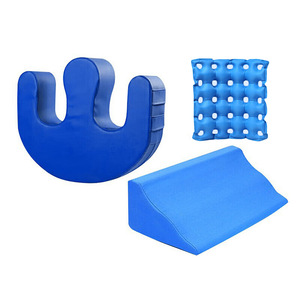 U-Shaped Pressure Relief Pad Triangular Backrest Anti-Decubitus <b>Pillow</b> For Bedridden Elderly Waist Support Positioner - Product Image 1