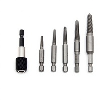 Kit de 11 extracteurs de vis et forets à rotation gauche pour vis cassées