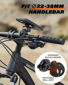 360 di rotazione del motociclo manubrio della <span class=keywords><strong>bici</strong></span> Mobile del telefono di <span class=keywords><strong>supporto</strong></span> con vibrazione della lega di ammortizzatore del telefono per la <span class=keywords><strong>bici</strong></span> - Product Image 4