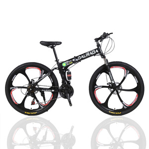Vélo <span class=keywords><strong>pliant</strong></span> à cadre en acier au carbone de 20/24/26 pouces, 21 vitesses variables, Double frein à disque, <span class=keywords><strong>Mini</strong></span>-vélo <span class=keywords><strong>pliant</strong></span> de montagne - Product Image 6