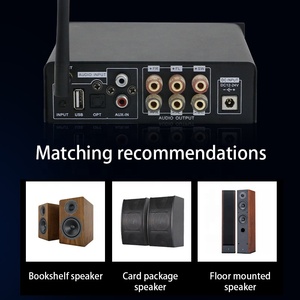 LDZS E580 Mini HIFI 5.0 Amplificador De Potência Novo ClassAB 30W Fábrica De Saída Por Atacado Material De Metal - Product Image 4