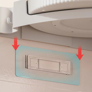 360 Degree Lazy Susan Turntable Plastic 2 Tier <strong>Bathroom</strong> Corner Rack <strong>Shelf</strong> Shower Caddy Organizer No Drill <strong>Stick</strong> <strong>on</strong> Wall Adhesive - Product Image 4