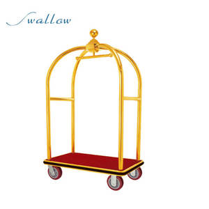 Cochecito <span class=keywords><strong>de</strong></span> Metal <span class=keywords><strong>de</strong></span> alta calidad para Hotel, carrito <span class=keywords><strong>de</strong></span> equipaje <span class=keywords><strong>de</strong></span> alta calidad con forma <span class=keywords><strong>de</strong></span> jaula para pájaros, compra en forma <span class=keywords><strong>de</strong></span> golondrina - Product Image 3