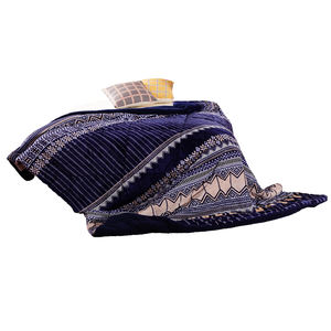 Lujo King Size Otoño Invierno Terciopelo Acolchado Edredón Suave Cálido Impreso Patrón Poliéster Relleno Home Hotel-Fábrica al por mayor - Product Image 6