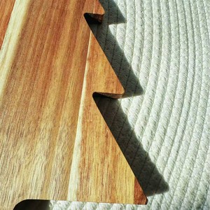 Tabla de Quesos de Madera con Forma de Árbol de Navidad, 38 cm, Tabla de Cortar de Madera de Acacia para Uso en la Cocina - Product Image 4