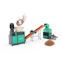 GM-S03 Mini granulateur de fil de cuivre monophasé petit granulateur et séparateur de câble en cuivre Machine de recyclage de fil de câble