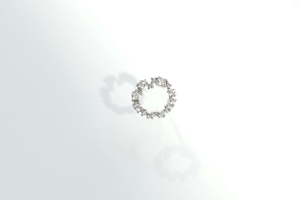 Bracelet en diamants blancs brillants 02, sur mesure, or 14 carats et argent sterling, bijoux fins, fabricant en gros, bracelet tendance - Product Image 3