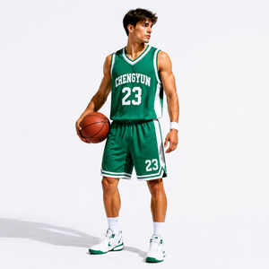 Uniforme de <span class=keywords><strong>Baloncesto</strong></span> Personalizado Reversible para Equipos Escolares Juveniles, Conjunto Completo Impreso, Diseño en 1 Día, Entrega en 3 Días - Product Image 1