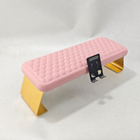 Nouveau coussin de repose-bras confortable pour manucure, portable et détachable, en métal, pour pédicure et nail art, idéal pour les outils de salon de beauté.