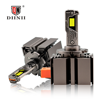 Diinii D3s LED-Scheinwerfer Hochleistung 6000K Aluminium CSP 10000lm IP68 Wasserdicht 12V Intelligente Lüfterkühlung 110W Universal