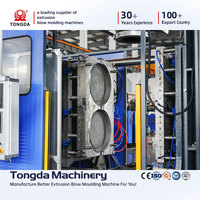 Machine de moulage par soufflage automatique pour la fabrication de bases de flotteurs de panneaux solaires flottants sur la surface de l'eau