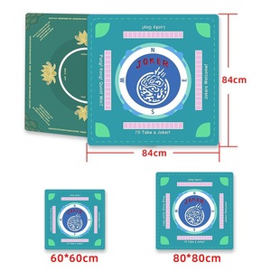 Tapis de table de mahjong premium épaissi, antidérapant et insonorisant, imperméable et résistant à l'huile, enroulable et pliable, portable pour le rangement - Product Image 3
