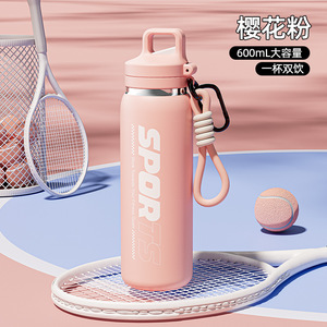 Wholesale Custom Logo Stainless Steel Vacuum Insulated Tumbler with Handle, <b>Large</b> Capacity Car Travel Mug for Outdoor Sports - Product Image 6
