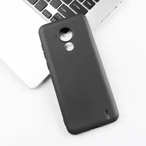 Durable Slim Fit Matte Black TPU Gel Bumper Case for Nokia C30 /C01 Plus/XR20 215 225 4G C20 Plus