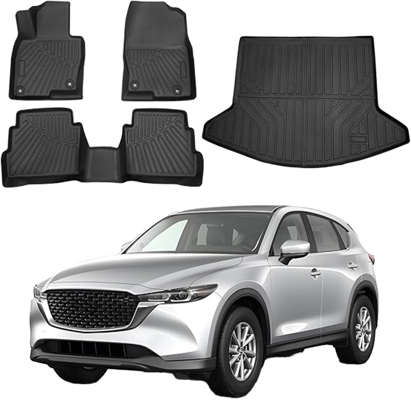 3D / 5D TPE All Weather Car Floor Mats + Boot Liner CX-5 CX5 KF