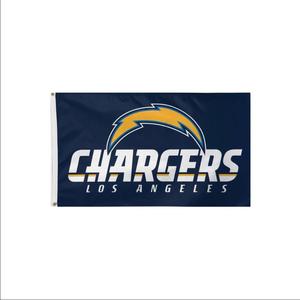 Drapeau de haute qualité personnalisé de l'équipe de football des Chargers de <span class=keywords><strong>Los</strong></span> <span class=keywords><strong>Angeles</strong></span>, gants mémorables, 90x150cm, 3x5 pieds - Product Image 5