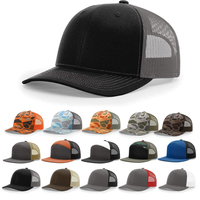 Gorras de Golf en Blanco Listas para Enviar, Gorras Trucker de Malla de 6 Paneles, Gorras Trucker Richardson 112 Bordadas con Diseños Personalizados