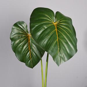 Feuilles artificielles de Monstera Meng Jie 30cm-100cm en PVC, verdure décorative pour la maison et les décorations de mariage - Product Image 4