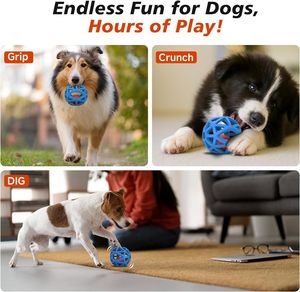 Giocattolo Interattivo di Lusso per Cani in TPR, Palla Intelligente Saltellante e Vibrante con Movimento Automatico per Cani di Taglia Media e Grande - Product Image 3
