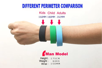 Bracelet en Silicone Vierge le Moins Cher, Impression Personnalisée, Logo en Relief, Texte, Couleur, Taille, Lumineux dans le Noir