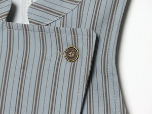 Elegante Completo da Ufficio da <span class=keywords><strong>Donna</strong></span>: Gilet a Righe Doppiopetto e Pantaloni Coordinati, Set Personalizzabile Chic con Blazer e Pantaloni - Product Image 6