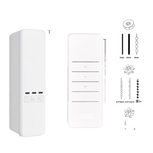Wifi cơ giới chuỗi Con lăn Rèm điện rèm động cơ tuya ứng dụng thông minh kiểm soát Alexa/Google RF từ xa Shade màn trập ổ dây - Product Image 1
