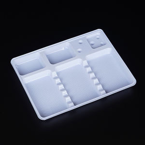 Baki Pemisah Medis Sekali Pakai Autoklaf <span class=keywords><strong>Dental</strong></span> Divided Instrument <span class=keywords><strong>Plastic</strong></span> Fit Tray - Product Image 1
