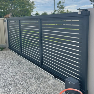 Revestimiento de valla de jardín, valla de cobertizo para patio trasero, valla de seguridad <span class=keywords><strong>con</strong></span> revestimiento en polvo de aluminio y Metal, tamaño personalizado - Product Image 4